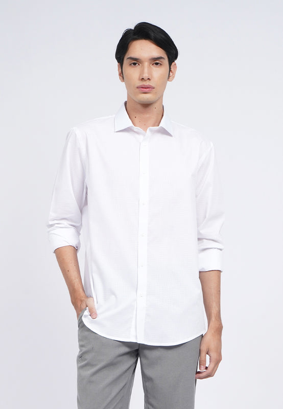 Long Sleeve Dobby Shirt