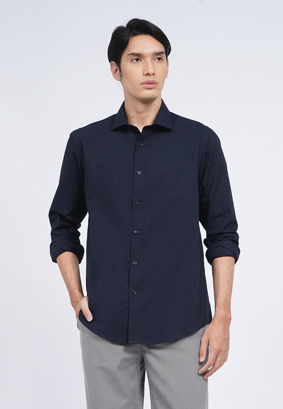 Long Sleeve Dobby Shirt