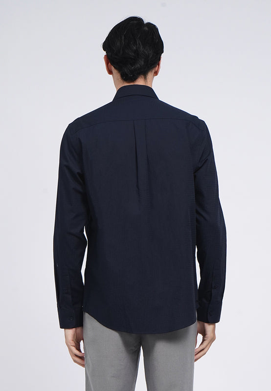 Long Sleeve Dobby Shirt