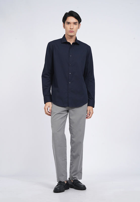 Long Sleeve Dobby Shirt