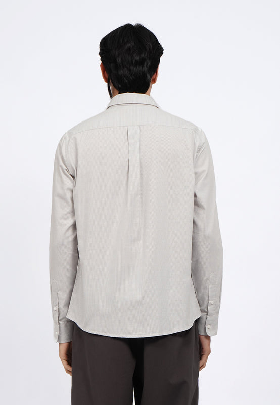 Long Sleeve Houndstooth Shirt