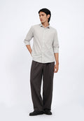 Long Sleeve Houndstooth Shirt