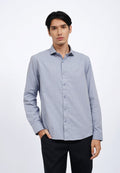 Long Sleeve Houndstooth Shirt