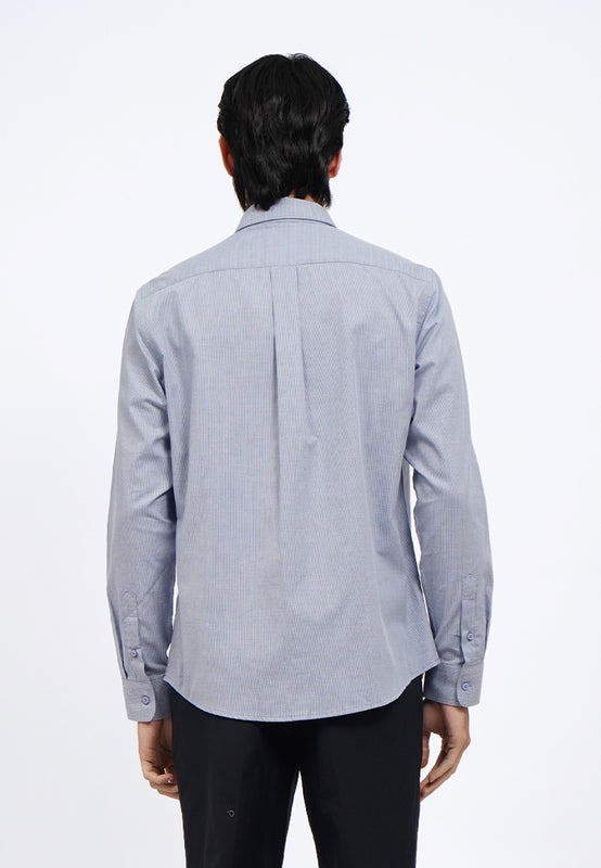 Long Sleeve Houndstooth Shirt