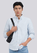 Long Sleeve Stripes Oxford Shirt