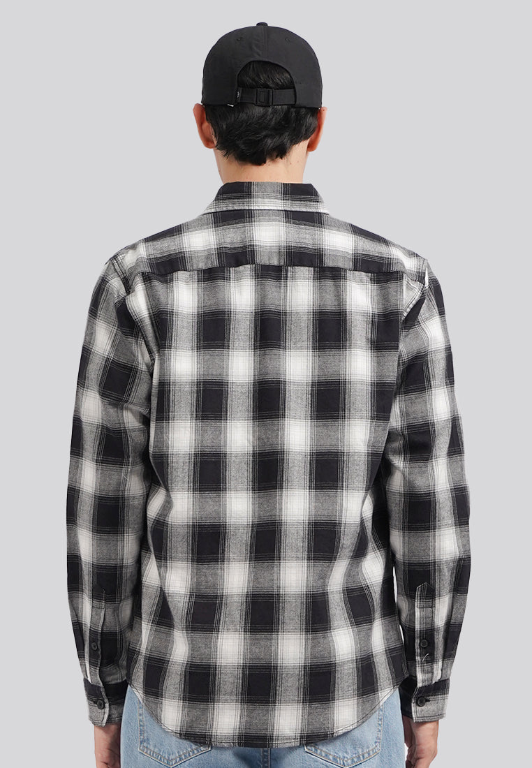 Regular Fit Long Sleeve Check Shirt