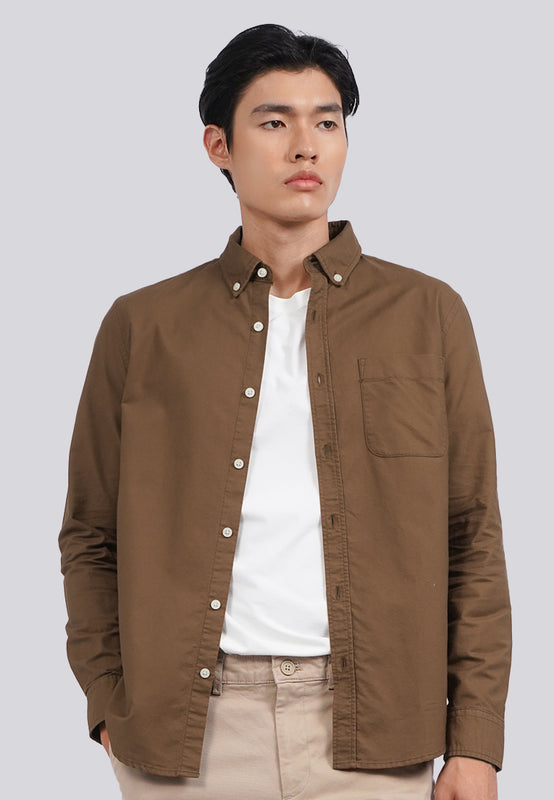 Regular Fit Long Sleeve Oxford Shirt