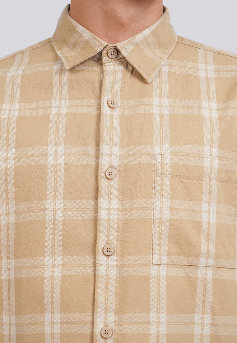 Regular Fit Long Sleeve Checks Shirt