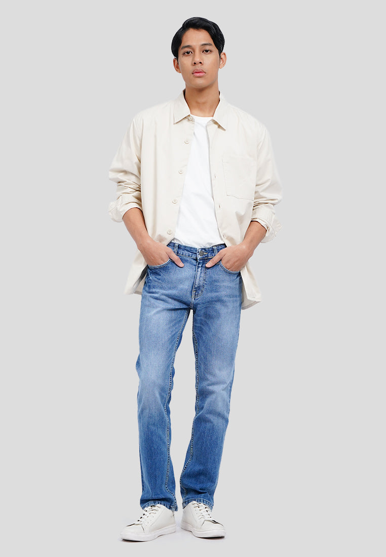 Long Sleeve Twill Pocket Shirt