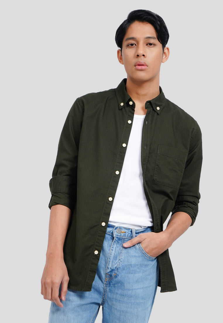 Regular Fit Long Sleeve Oxford Shirt