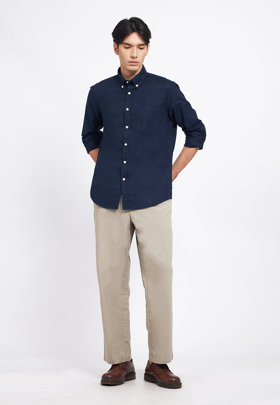 Regular Fit Long Sleeve Oxford Shirt