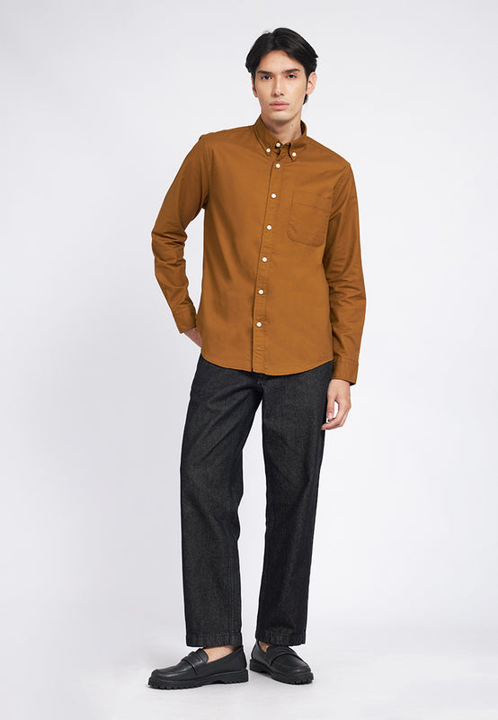 Regular Fit Long Sleeve Oxford Shirt