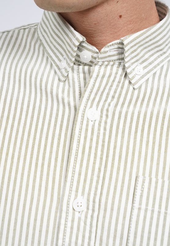 Long Sleeve Oxford Stripe Shirt
