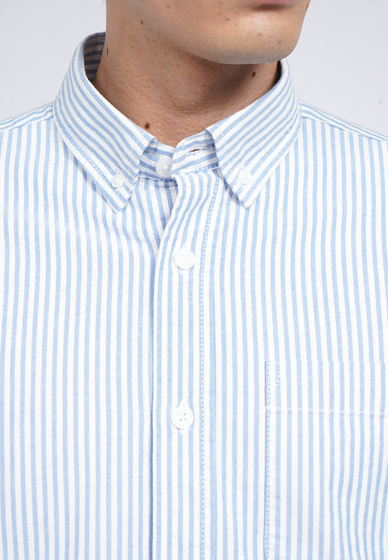 Long Sleeve Oxford Stripe Shirt