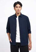 Long Sleeve Seersucker Shirt
