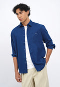 Linen Look Long Sleeve Shirt