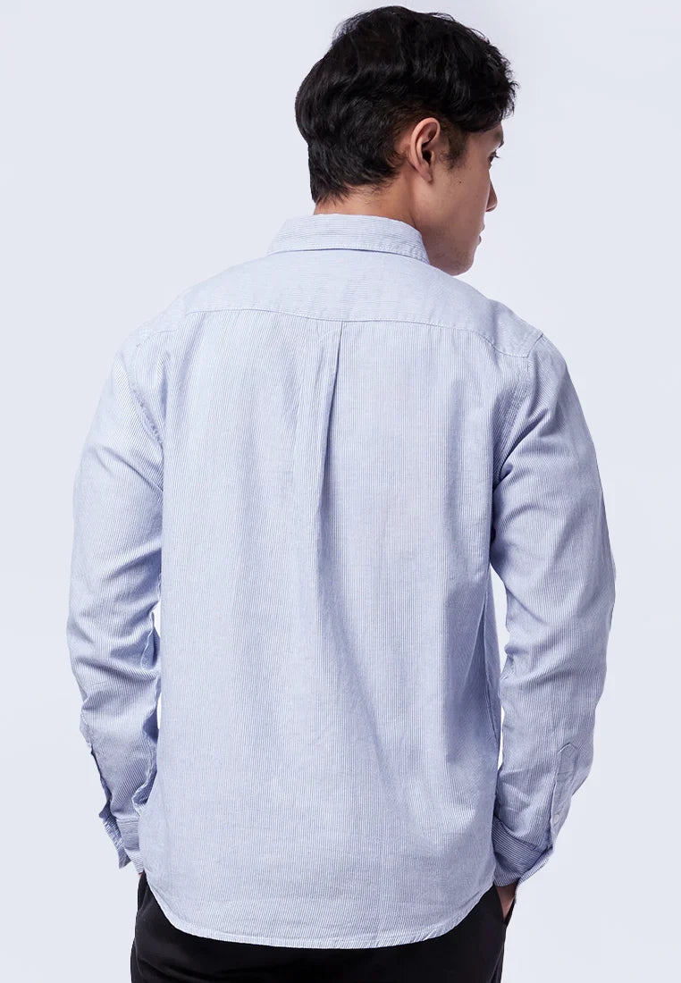 Regular Fit Long Sleeve Striped Shirt
