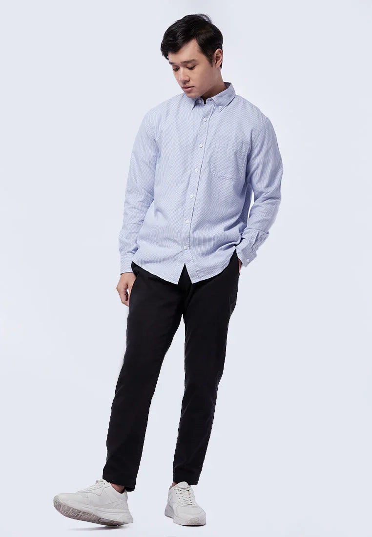 Regular Fit Long Sleeve Striped Shirt