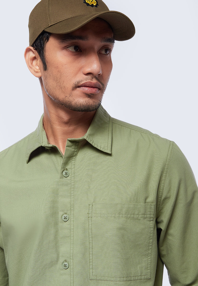 Long Sleeve Pocket Shirt