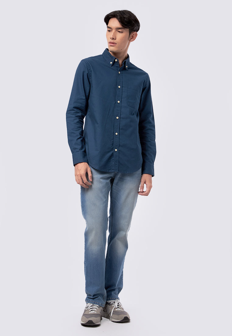 Regular Fit Long Sleeve Oxford Shirt