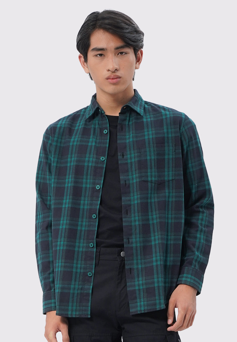 Soft Wash Long Sleeve Flannel Shirt