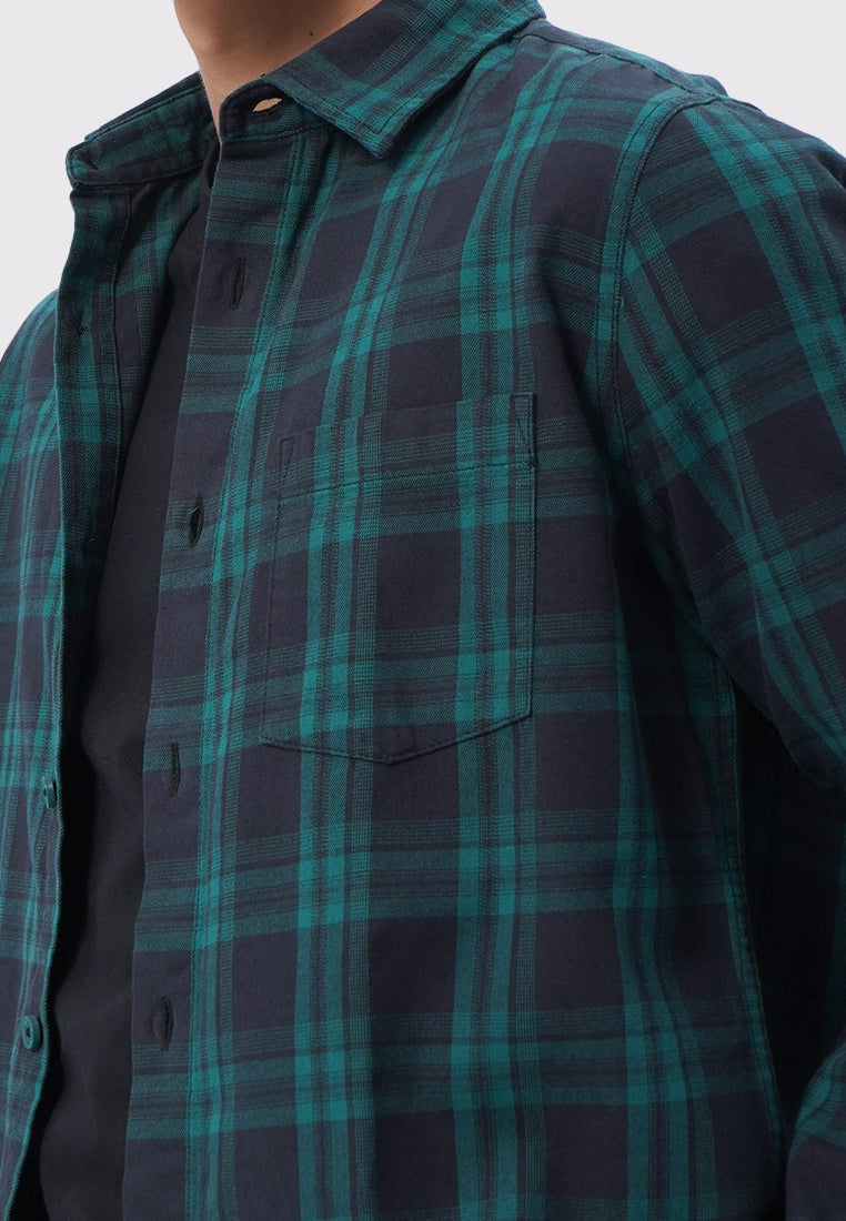 Soft Wash Long Sleeve Flannel Shirt