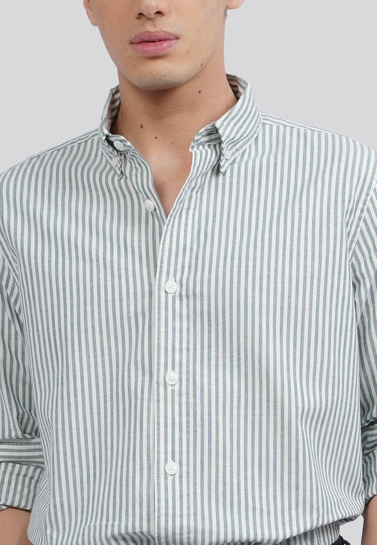 Long Sleeve Stripes Shirt