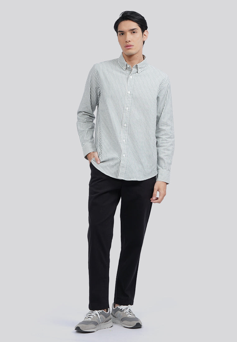 Long Sleeve Stripes Shirt