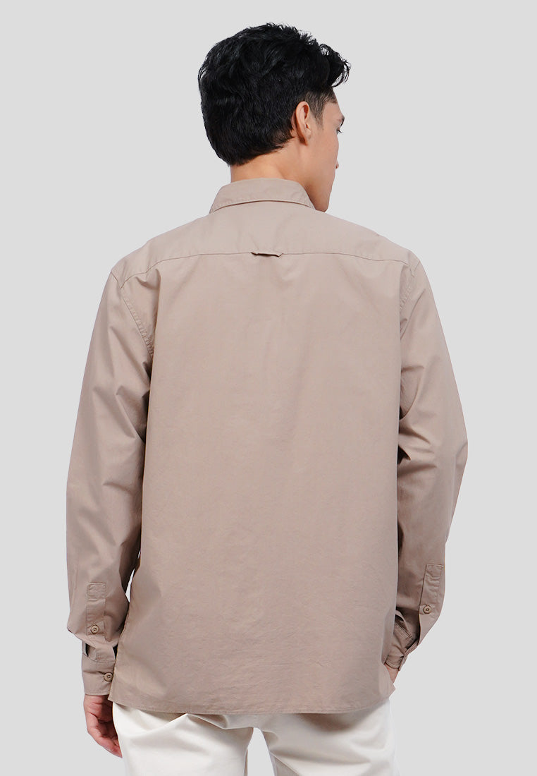 Long Sleeve Poplin Shirt