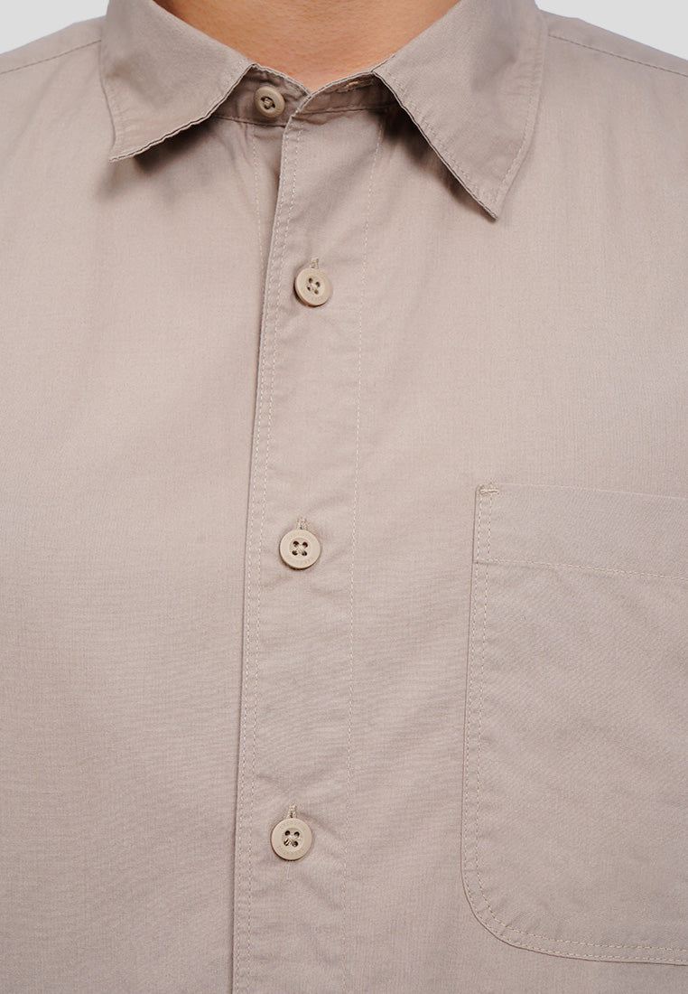 Long Sleeve Poplin Shirt