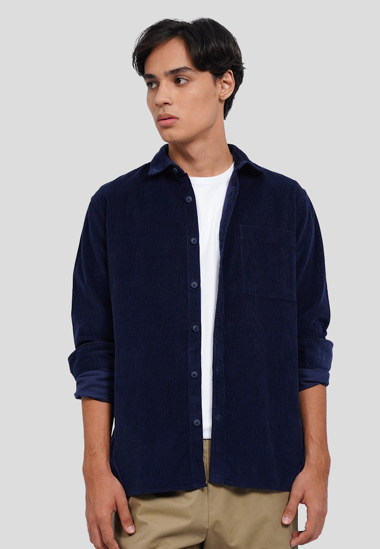 Long Sleeve Corduroy Shirt