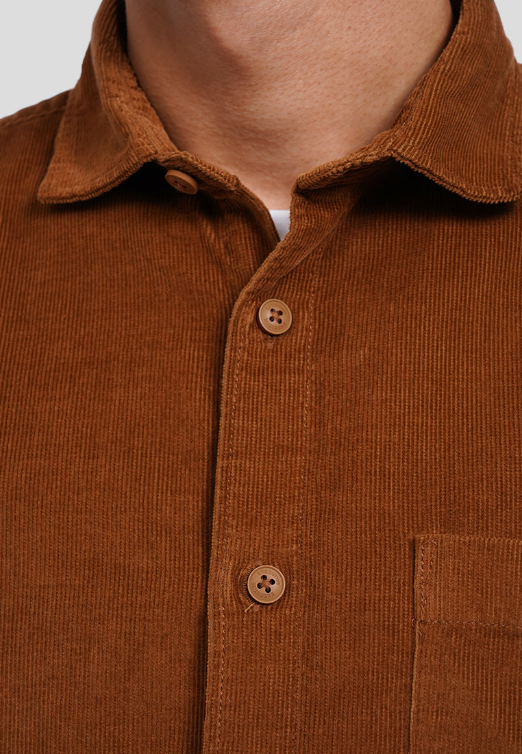 Long Sleeve Corduroy Shirt