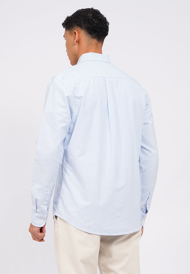 Long Sleeve Oxford Stripes Shirt