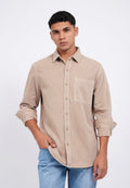 Long Sleeve Garment Dyed Shirt