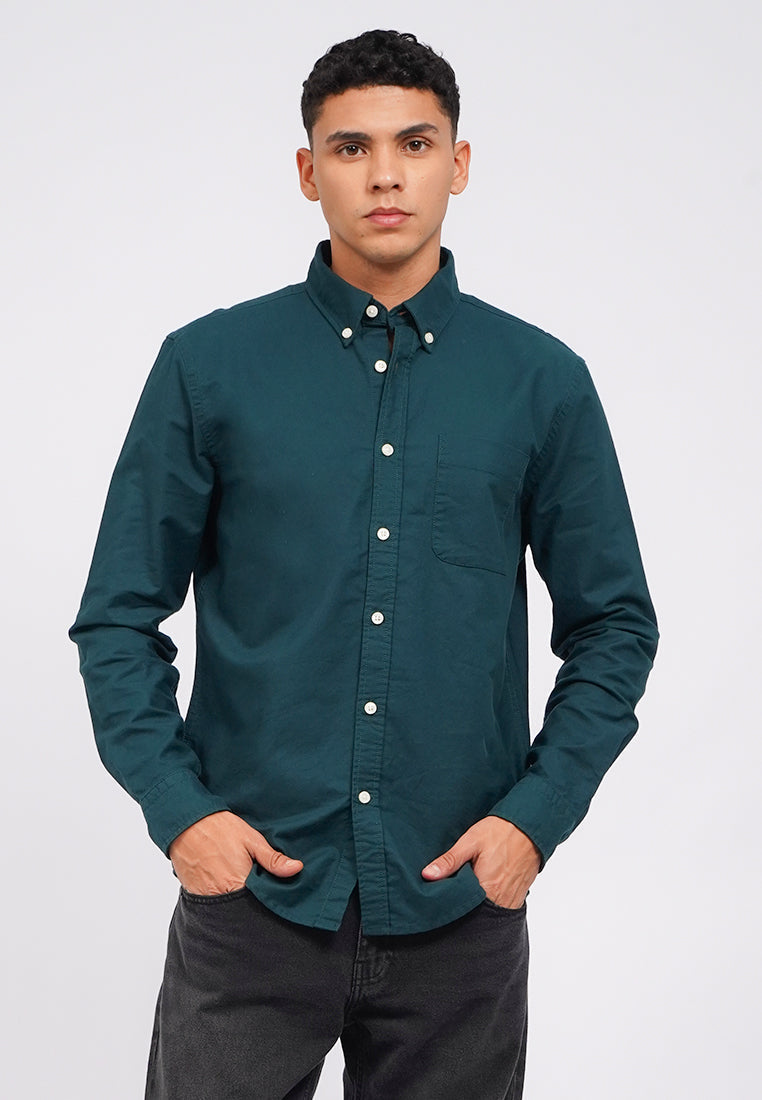 Regular Fit Long Sleeve Oxford Shirt