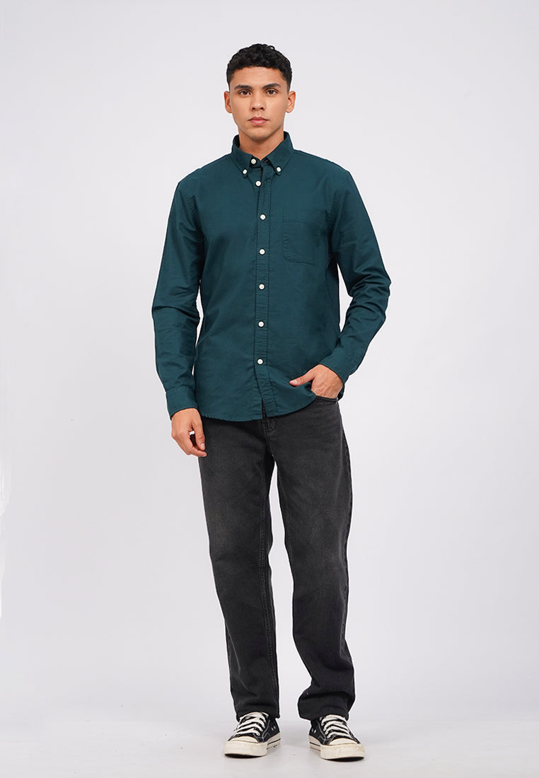 Regular Fit Long Sleeve Oxford Shirt
