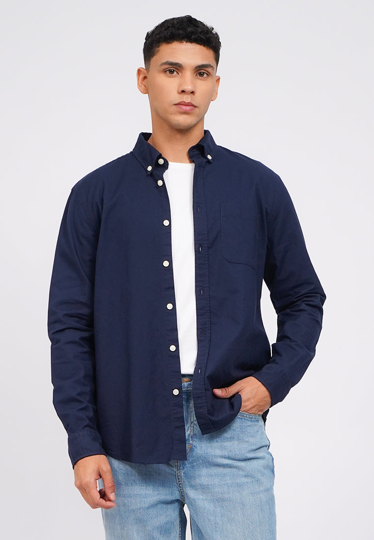 Regular Fit Long Sleeve Oxford Shirt