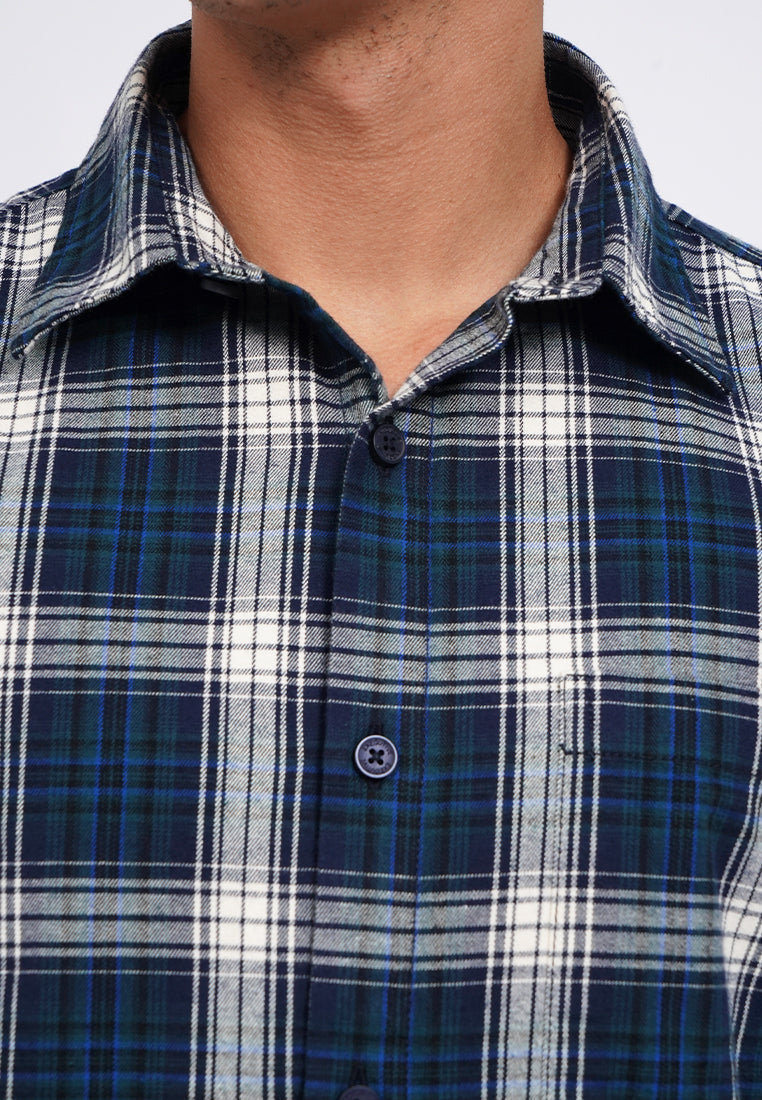 Long Sleeve Checks Shirt