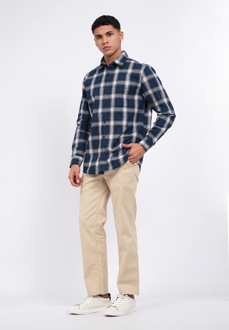 Long Sleeve Checks Shirt