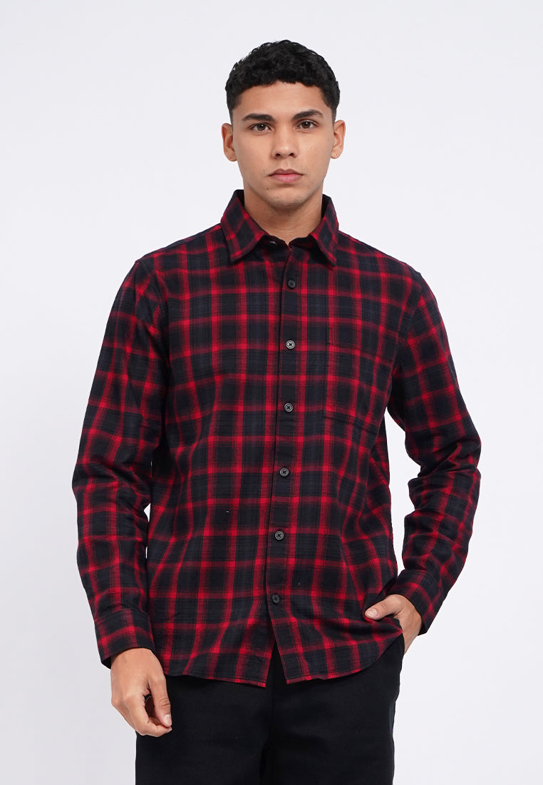 Long Sleeve Checks Shirt