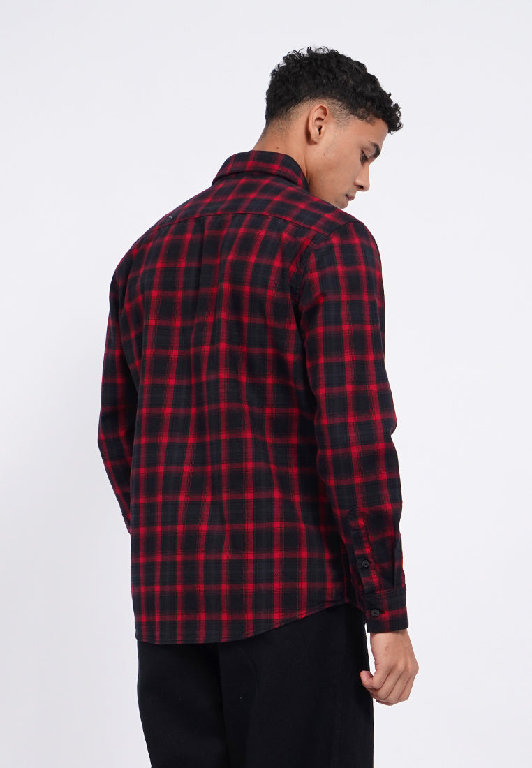 Long Sleeve Checks Shirt