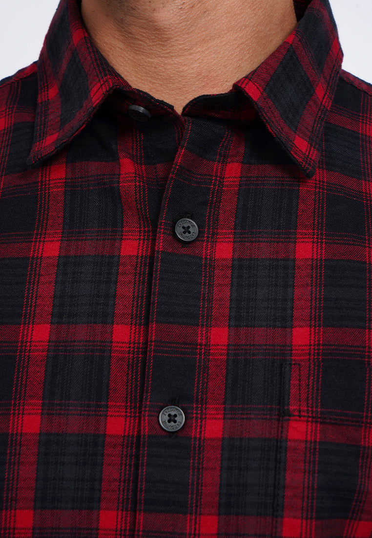 Long Sleeve Checks Shirt