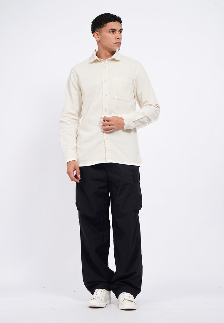 Long Sleeve Corduroy Shirt