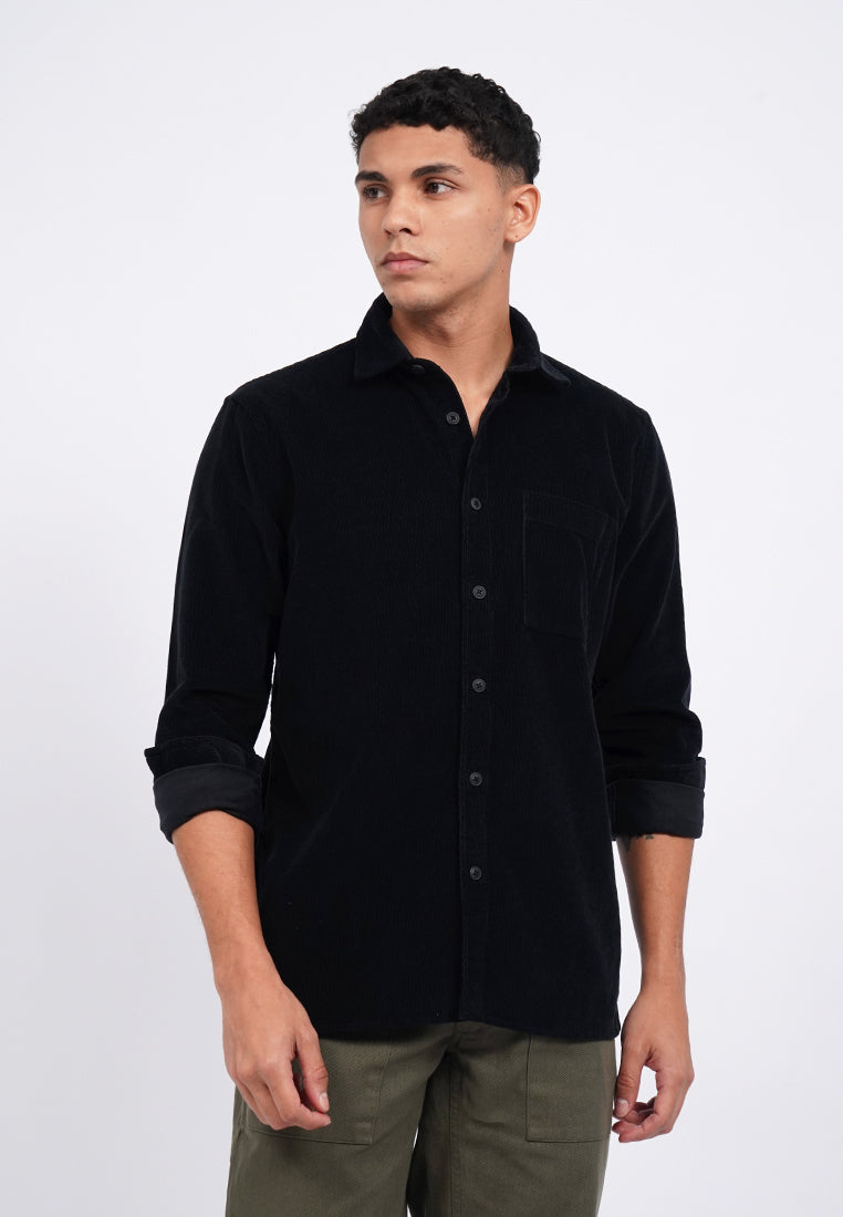 Long Sleeve Corduroy Shirt