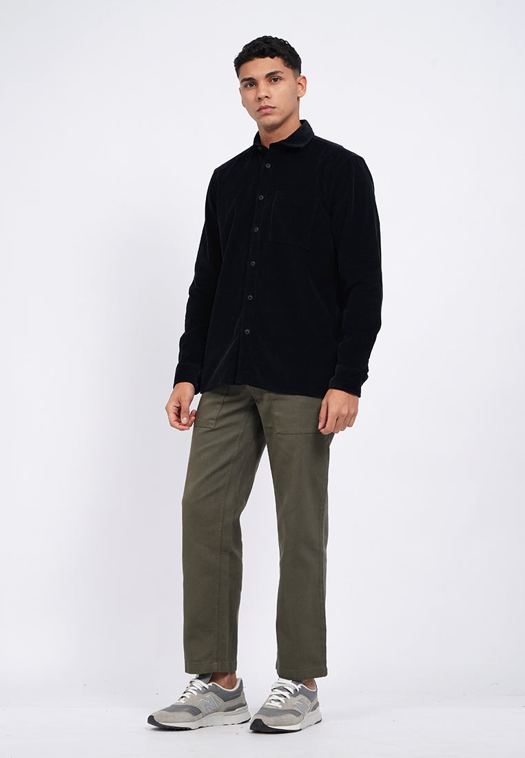 Long Sleeve Corduroy Shirt