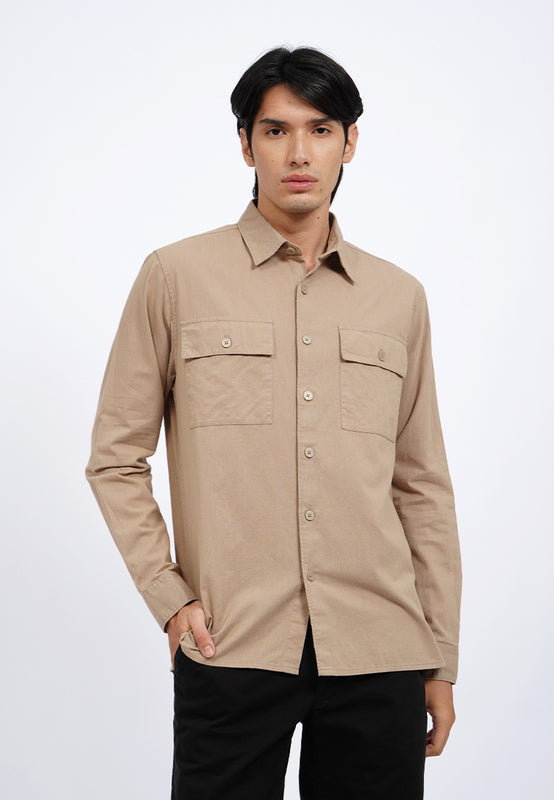 Double Pocket Long Sleeve Shirt