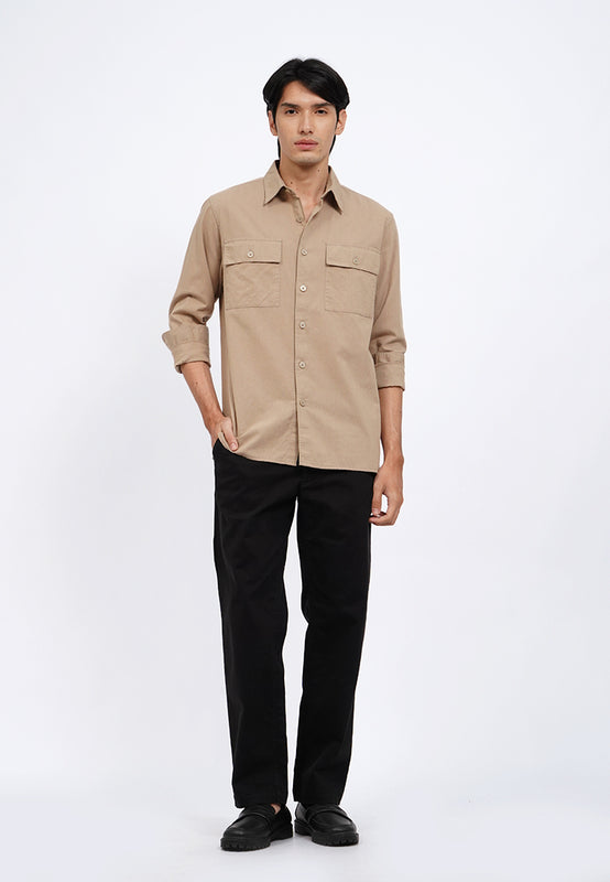 Double Pocket Long Sleeve Shirt