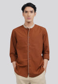 Regular Fit Long Sleeve Koko Shirt Brown