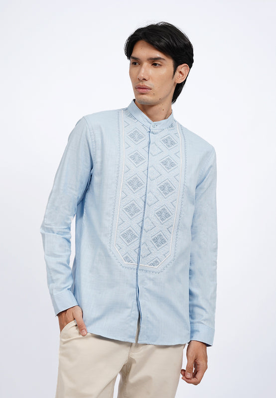 Embroidered Long Sleeve Koko Shirt