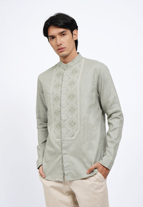 Embroidered Long Sleeve Koko Shirt